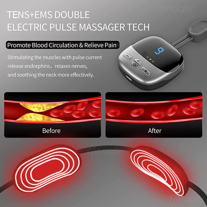 Hanging Neck Massager With EMS