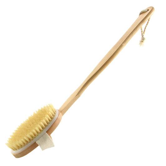 Natural Bristles Back Scrubber