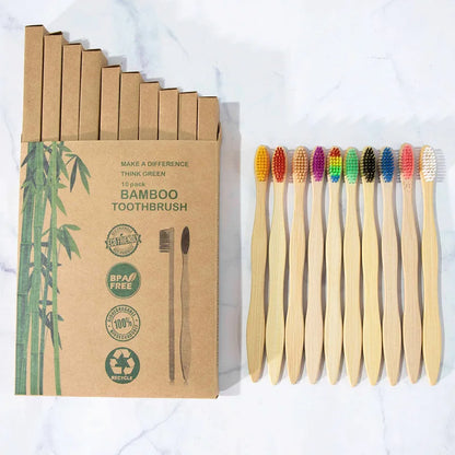 Disposable Bamboo Toothbrush Set