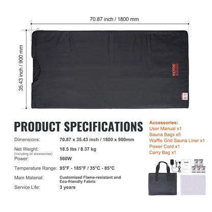 Sauna Blanket for Detoxification